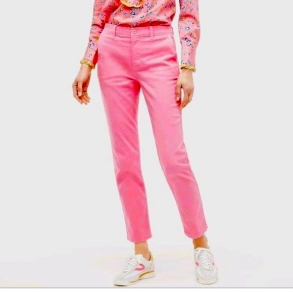J. Crew Pants - J. Crew Vintage Straight Pants in Pink Size 29